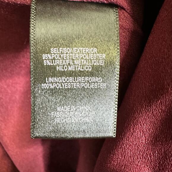 Charles Henry Womens size XL Metallic Off the Shoulder Long Sleeve Mini Dress - Picture 15 of 15